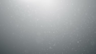 Parçacıklar beyaz iş temiz parlak parıltı bokeh toz arka plan döngü