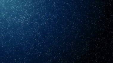 Toz parçacıkları bokeh soyut hareket ışık başlık sinematik arka plan döngü