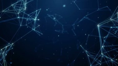 Toz parçacıkları bokeh soyut hareket ışık başlık sinematik arka plan döngü