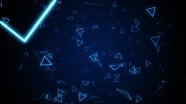 VJ lumière bleue événement concert danse musique vidéos scène fête résumé conduit néon tunnel fond boucle 