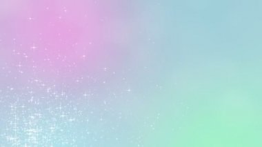 Parçacık pastel renk işi parlak parıltı bokeh tozu soyut arkaplan döngüsü