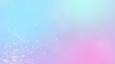 Parçacık pastel renk işi parlak parıltı bokeh tozu soyut arkaplan döngüsü