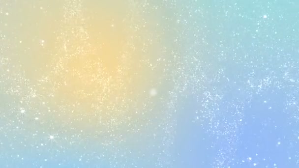 Partículas Pastel Color Negocio Limpiar Brillante Brillo Bokeh Polvo Abstracto — Vídeo de stock