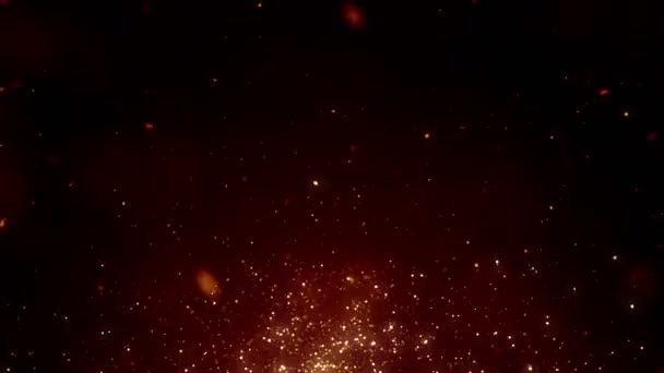 Particles Dust Bokeh Abstract Light Motion Titles Cinematic Background Loop — Stock Video