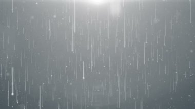 Parçacıklar beyaz iş temiz parlak parıltı bokeh toz arka plan döngü