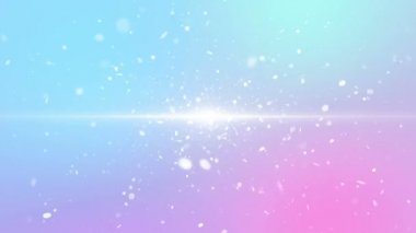Parçacık pastel renk işi parlak parıltı bokeh tozu soyut arkaplan döngüsü