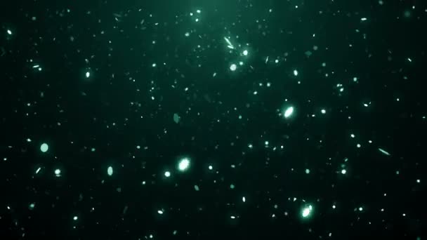 Particules poussière bokeh abstrait lumière mouvement titres cinématique fond boucle 