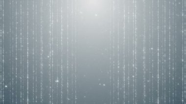Parçacıklar beyaz iş temiz parlak parıltı bokeh toz arka plan döngü