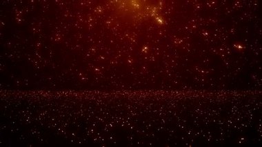 Toz parçacıkları bokeh soyut hareket ışık başlık sinematik arka plan döngü