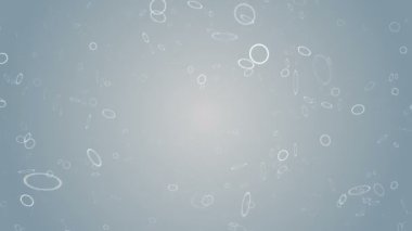 Parçacıklar beyaz iş temiz parlak parıltı bokeh toz arka plan döngü