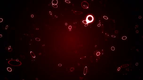 Particles Dust Bokeh Abstract Light Motion Titles Cinematic Background Loop — Stock Video