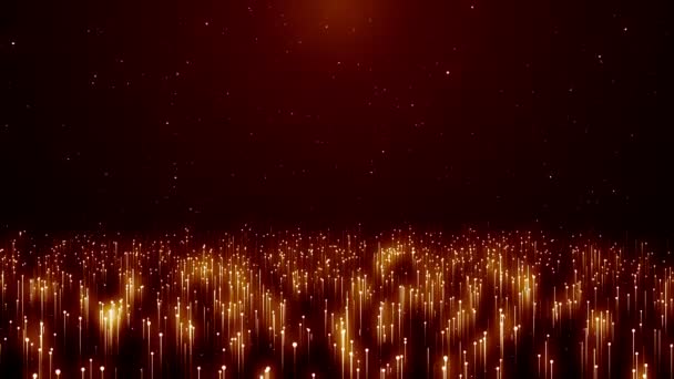 Toz Parçacıkları Bokeh Soyut Hareket Işık Başlık Sinematik Arka Plan — Stok video