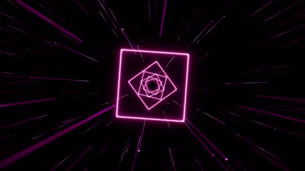 Ljus Event Konsert Dans Musikvideor Steg Part Abstrakt Led Neon — Stockvideo