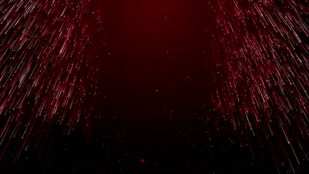粒子灰尘抽象光运动标题电影背景循环 — 图库视频影像