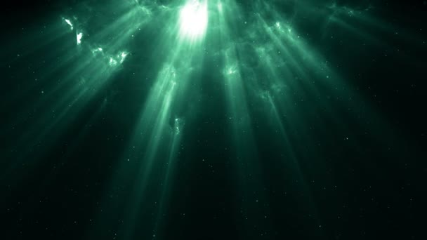 Parçacıklar Toz Soyut Işık Hareket Başlıkları Sinematik Arka Plan Döngüsü — Stok video