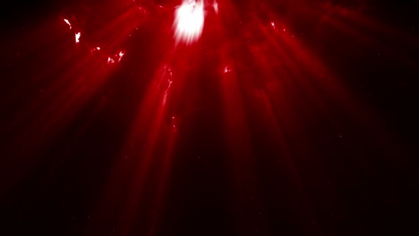 Particules poussière abstrait lumière mouvement titres cinématique fond boucle 