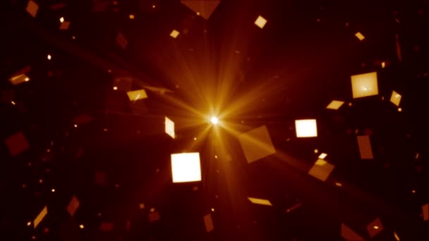 Particule Praf Abstract Lumina Mişcare Titluri Cinematice Buclă Fundal — Videoclip de stoc