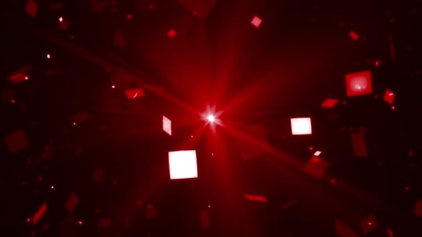 Partikler Støv Abstrakt Lys Bevægelse Titler Filmisk Baggrund Loop – Stock-video