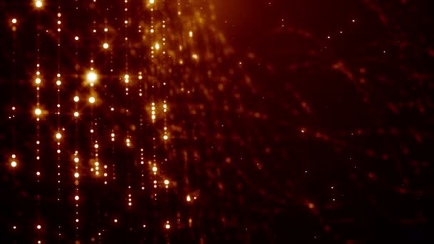 Particles Dust Abstract Light Motion Titles Cinematic Background Loop — Stock Video