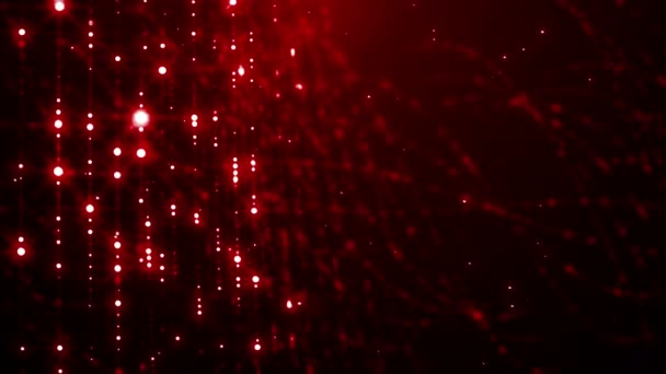 Particules Poussière Abstrait Lumière Mouvement Titres Cinématique Fond Boucle — Video