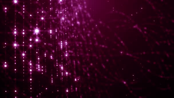 Particules poussière abstrait lumière mouvement titres cinématique fond boucle 