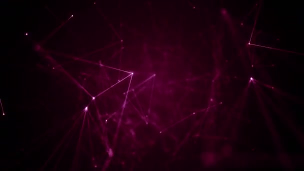 Plexus jeu esport abstrait réseau entreprise technologie science fond boucle 