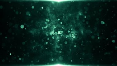 Parçacıklar toz soyut ışık hareket başlıkları sinematik arka plan döngüsü