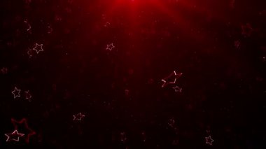 Parçacıklar kırmızı olay oyunu fragmanı sinematik konser sahne arkası döngüsü