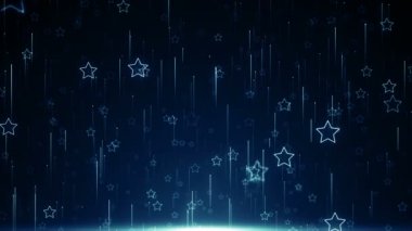 Parçacıklar Mavi olay karavanı sinematik konser sahne arkası döngüsü