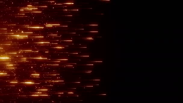 粒子火災イベントゲームトレーラータイトル映画コンサートステージ背景ループ — ストック動画