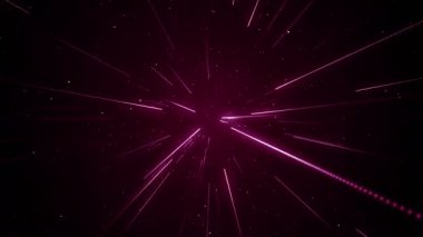 Parçacıklar pembe olay karavanı başlıkları sinematik konser sahne arkaplan döngüsü