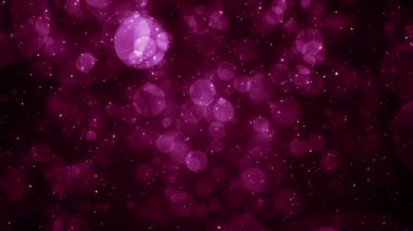 Parçacıklar pembe olay karavanı başlıkları sinematik konser sahne arkaplan döngüsü