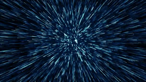 Particules Bleu événement jeu trailer titres cinématique concert scène fond boucle