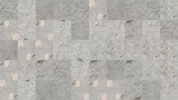 Absztrakt videó mozaik textúrákról egy betonfal szilánkjairól szürke festékkel. Háttértervezés. Háttérinformáció. Tapéta.