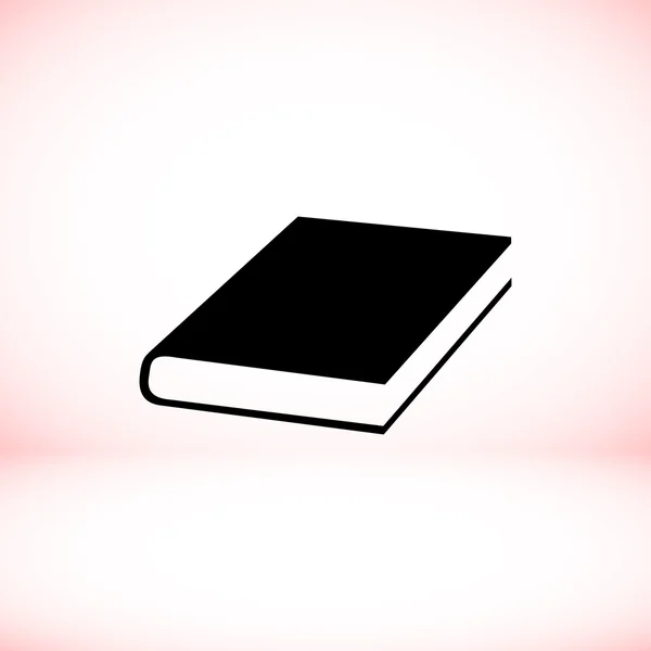 Icono de libro único, ilustración vectorial . — Archivo Imágenes Vectoriales