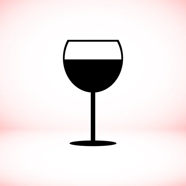 Kadehinin simge vektör çizim.