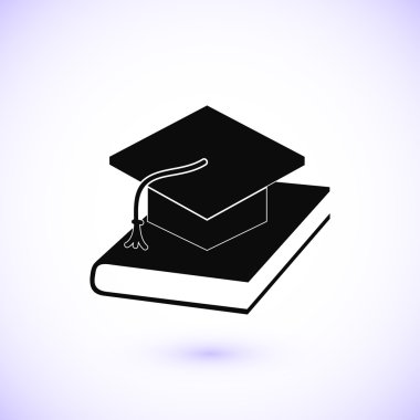 Eğitim simgesi, vektör illüstrasyonu.
