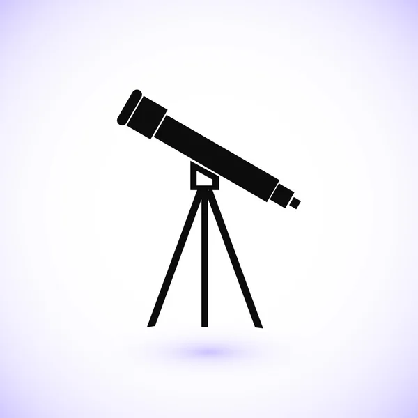 Telescope icon, vector illustration. — Stock Vector
