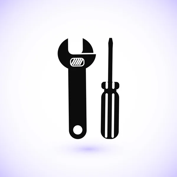 araçlar simgesi, vektör illüstrasyonu. 