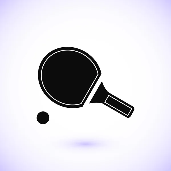 Table tennis icon, vector illustration. — Stock Vector