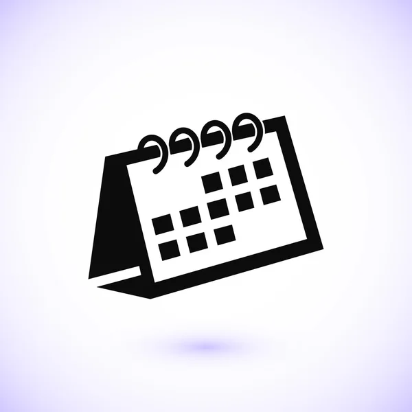 Masaüstü takvim simgesini, vektör çizim. 