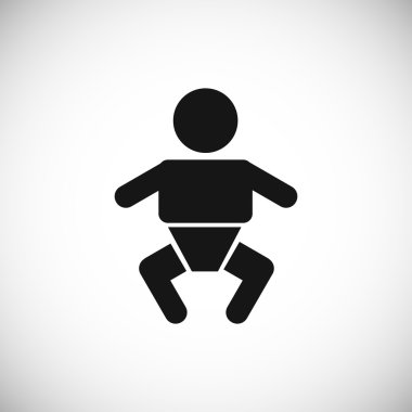 Beyaz bebek simgesini 