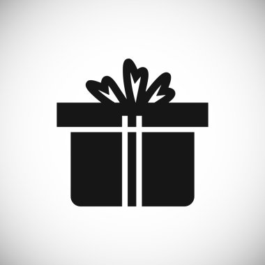 Beyaz hediye simgesini 