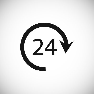 Beyaz çizgi vektör simgesine 