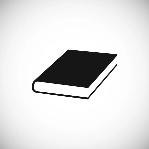 Egy Könyv Ikonra Fehér — Stock Vector