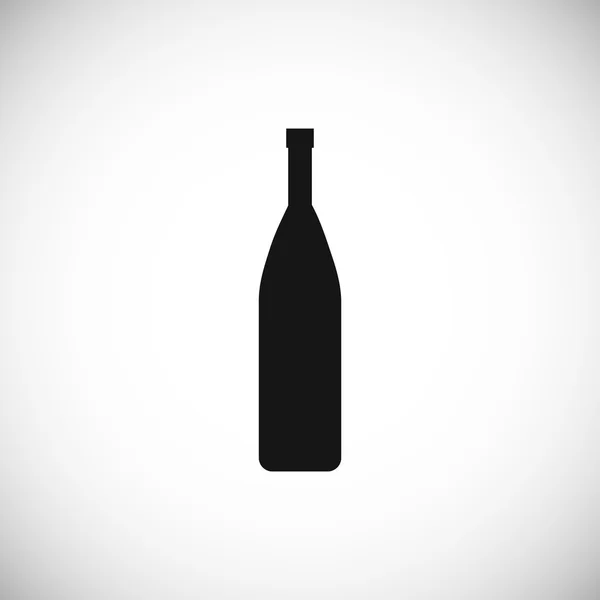 Κρασί Μπουκάλι Σύμβολο Εικονίδιο — Διανυσματικό Αρχείο
