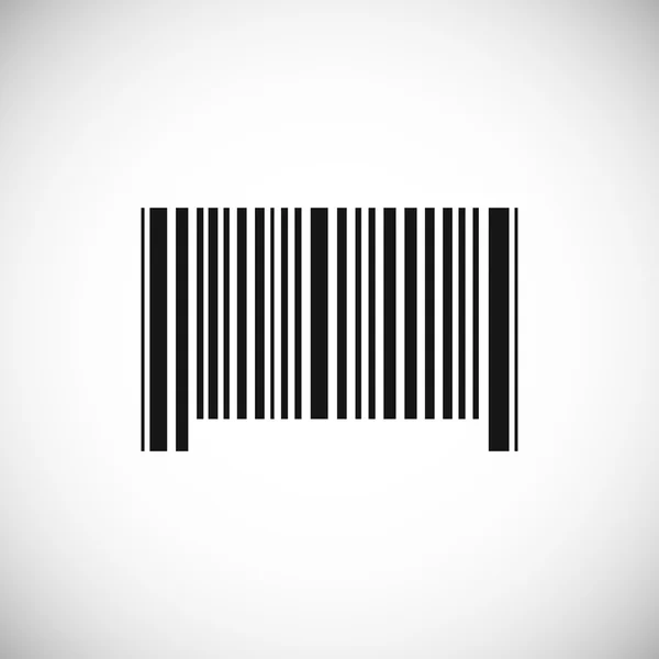 Barcode Symbol Auf Weiß — Stockvektor