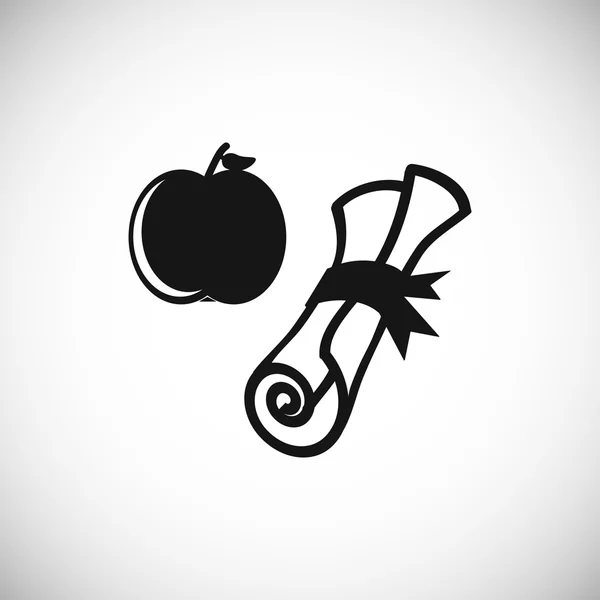 elma ve yeşil bayrak simgesi üzerine gidin