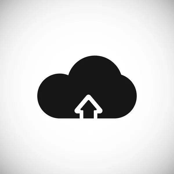 Hochladen Von Cloud Symbol — Stockvektor