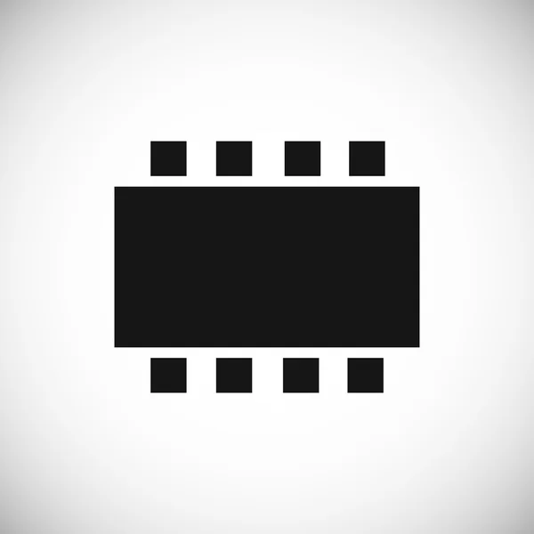 çip simge vektör beyaz 